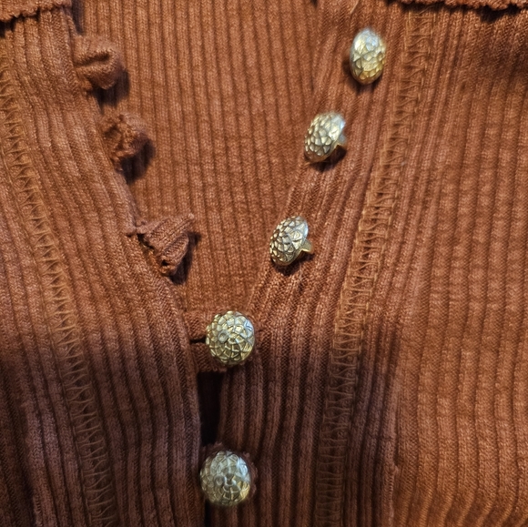 Free people cropped ribbed tank top new sz M - Picture 6 of 11